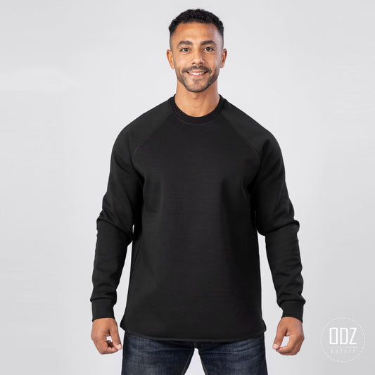 Curved Raglan Sweatshirt