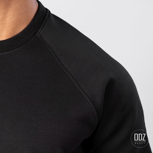 Curved Raglan Sweatshirt