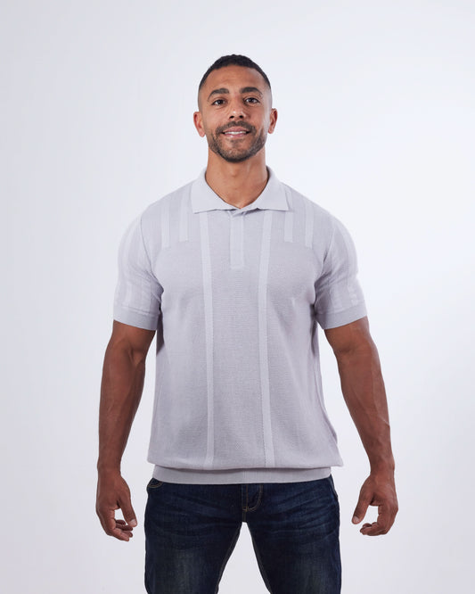 Flat Knitting Polo T-shirt