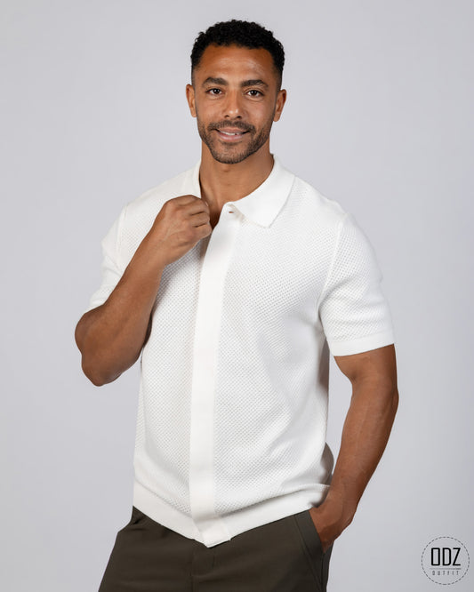 Spine Knitting Shirt