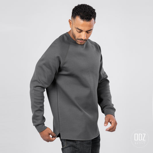 Curved Raglan Sweatshirt