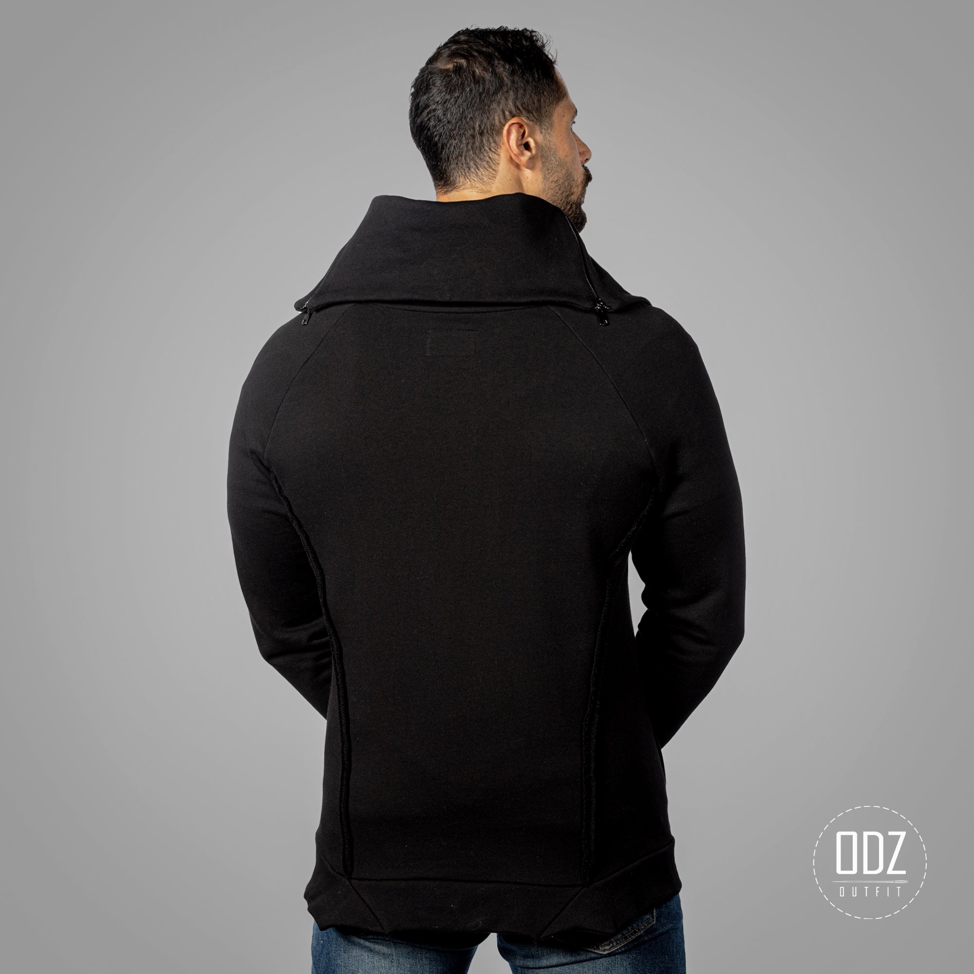 Black Zipper Sweater