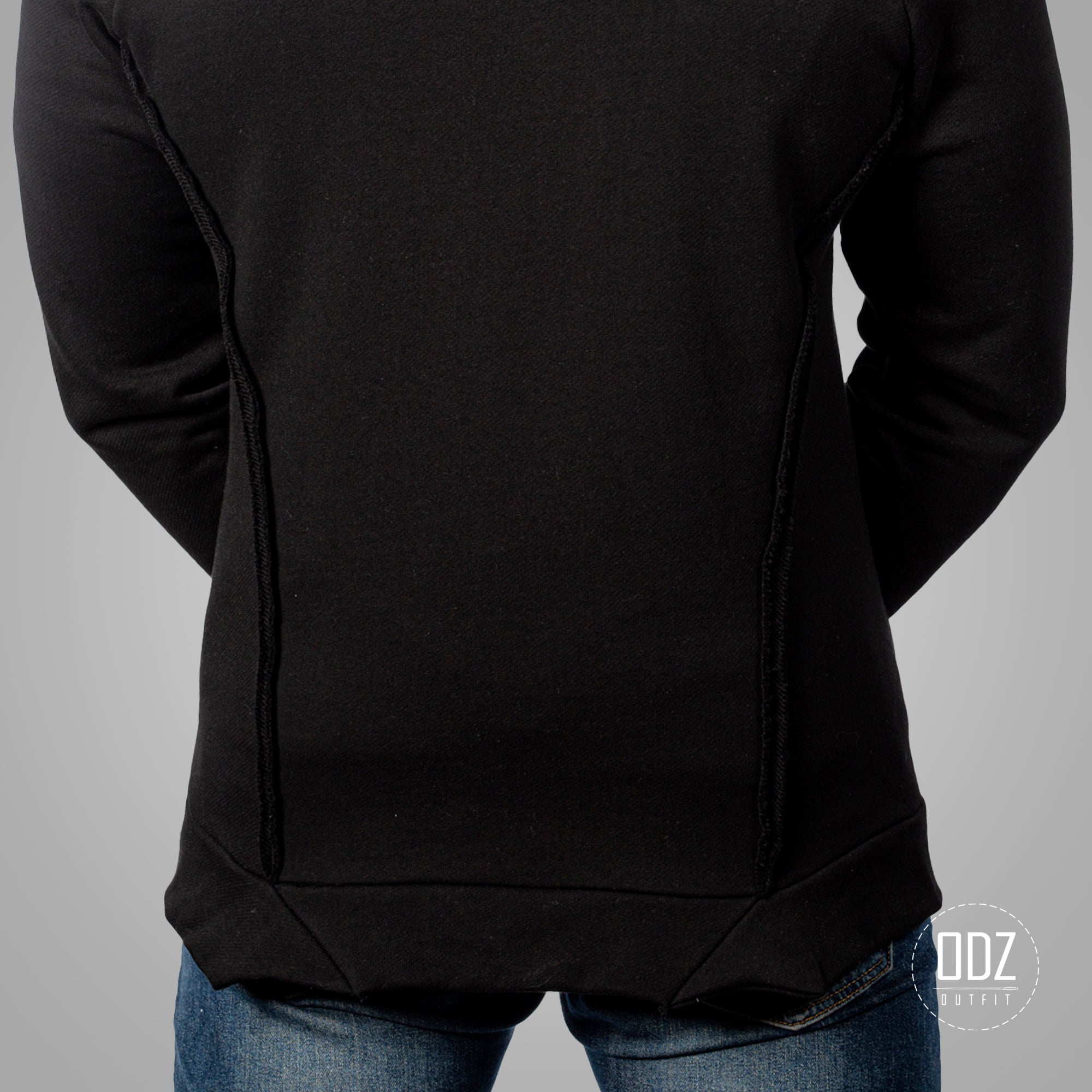 Black Zipper Sweater