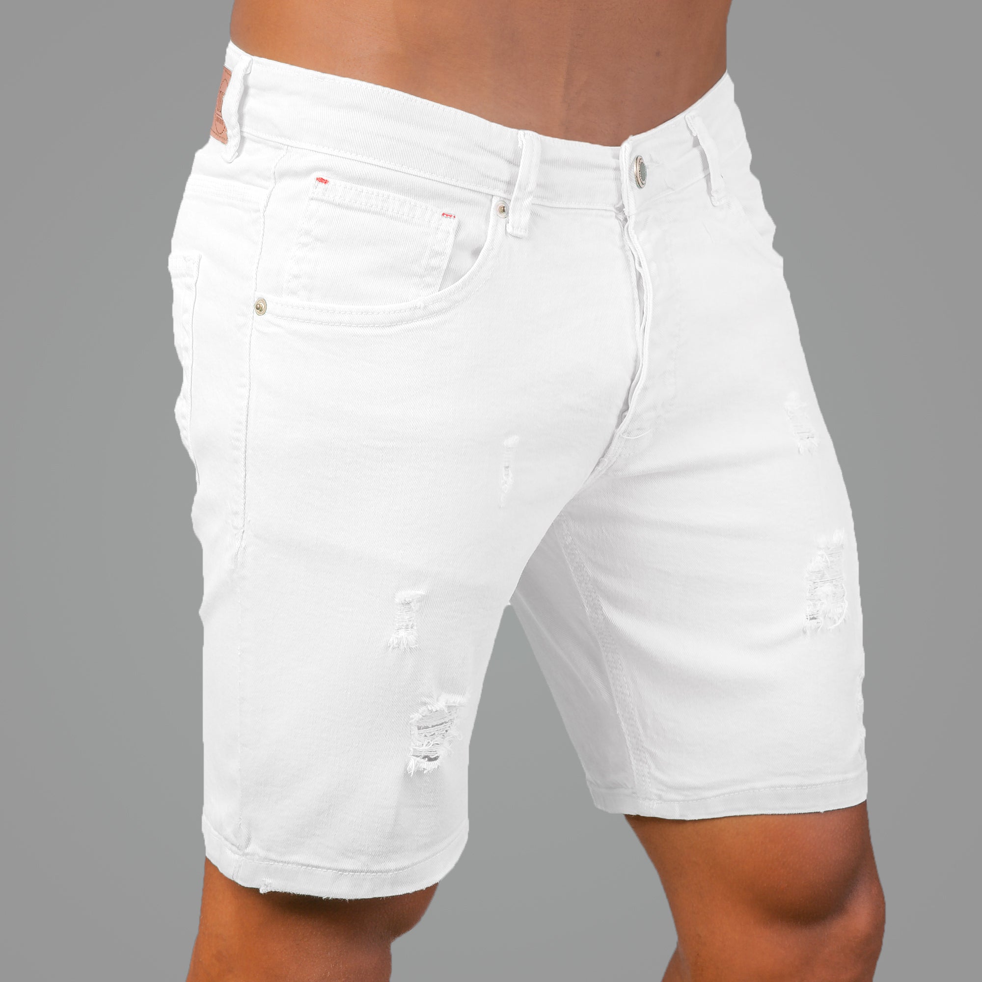 White Jeans Shorts