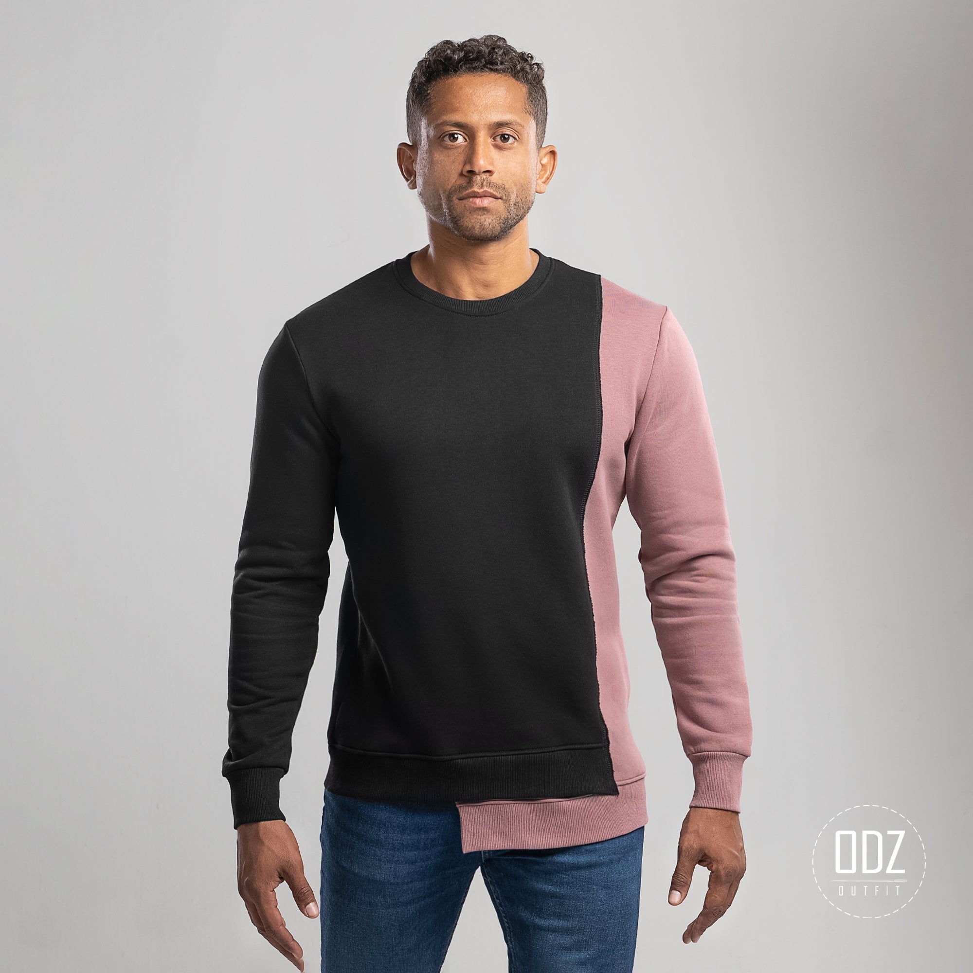 Black X Faded Purple Sweater