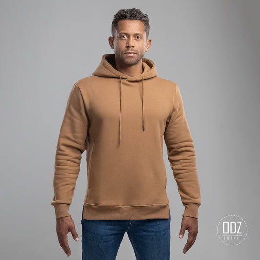 Carmel Cropped Sides Hoodie