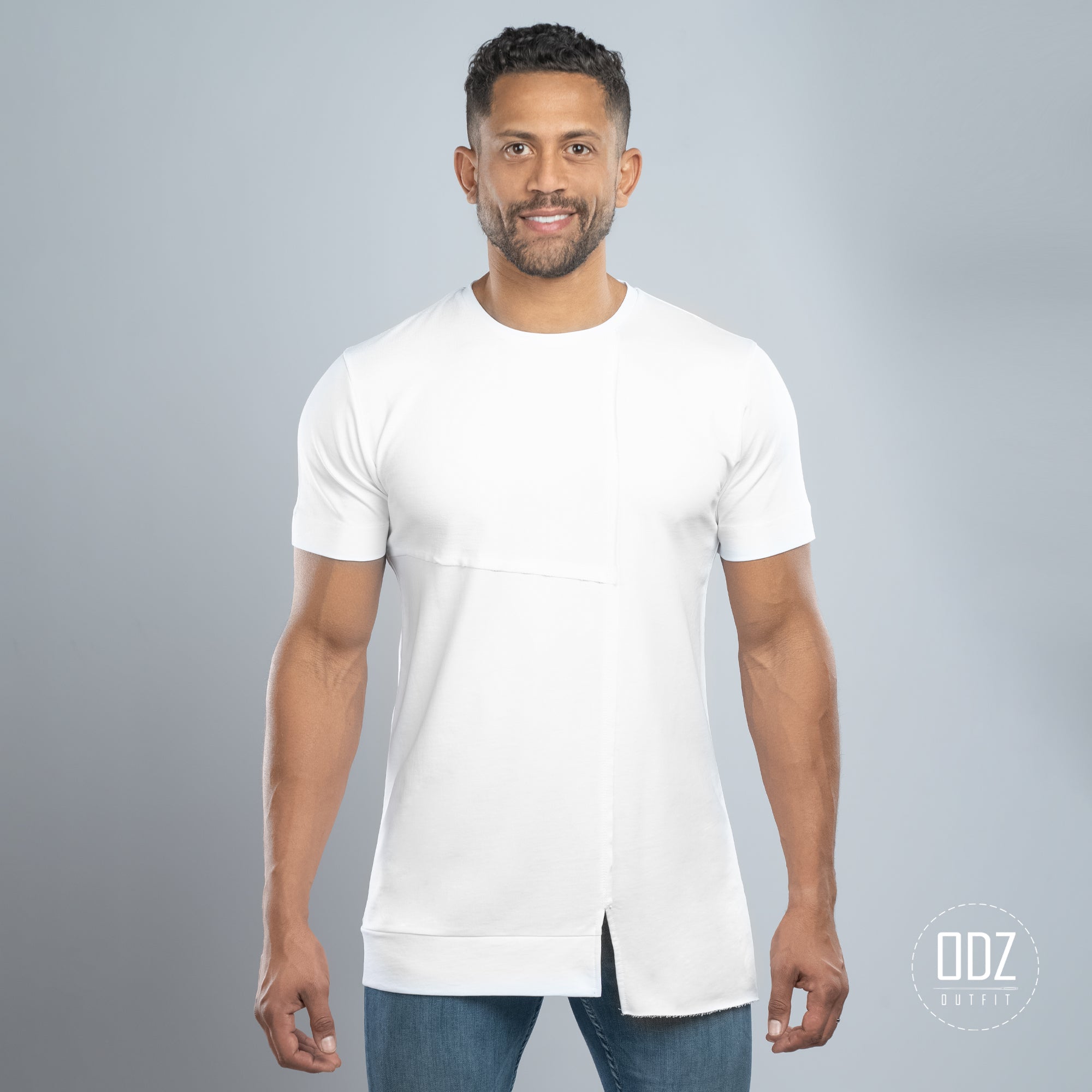 White Cut&Sew T-shirt
