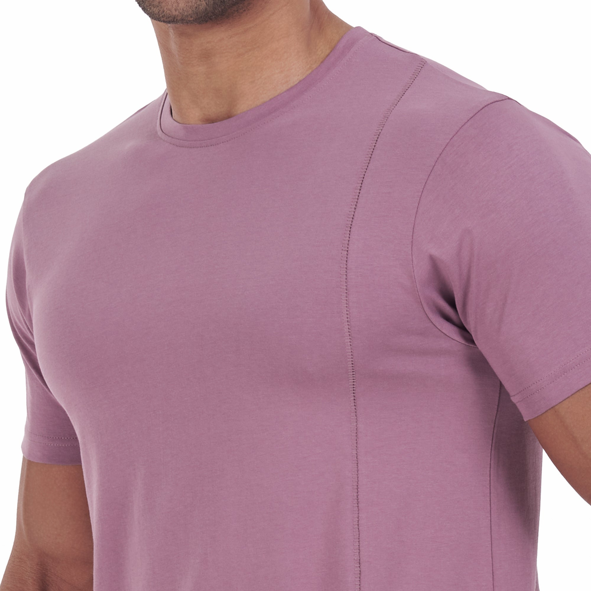 Purple Split Strings T-shirt