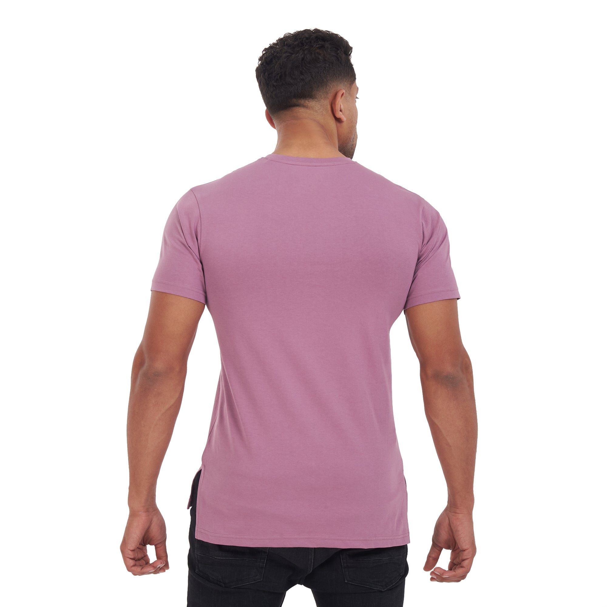 Purple Split Strings T-shirt