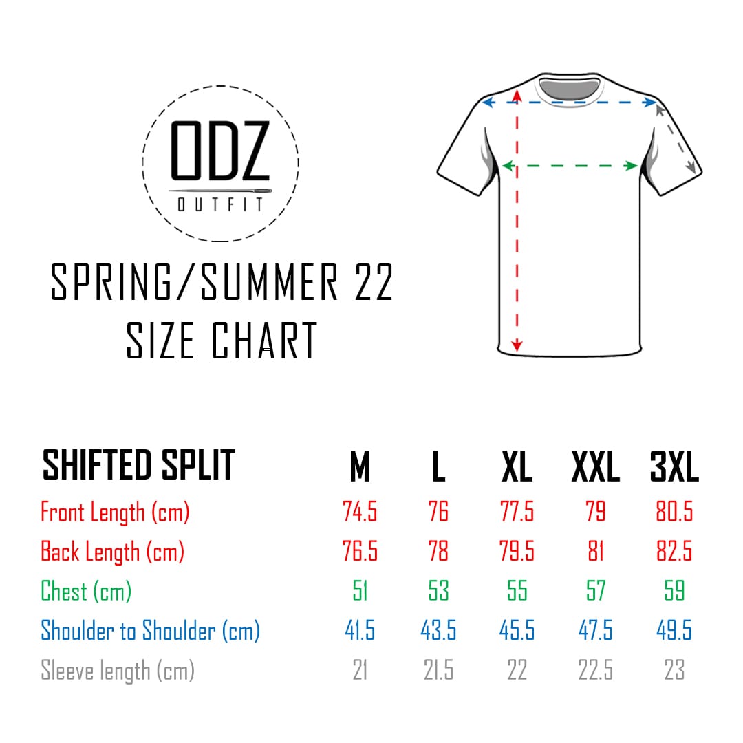 Olive Shift Split T-shirt
